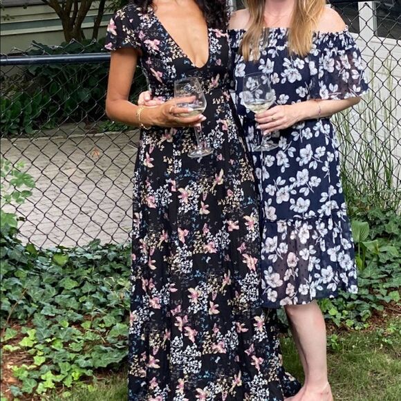 Black Maxi Romper dress  - Picture 3 of 7